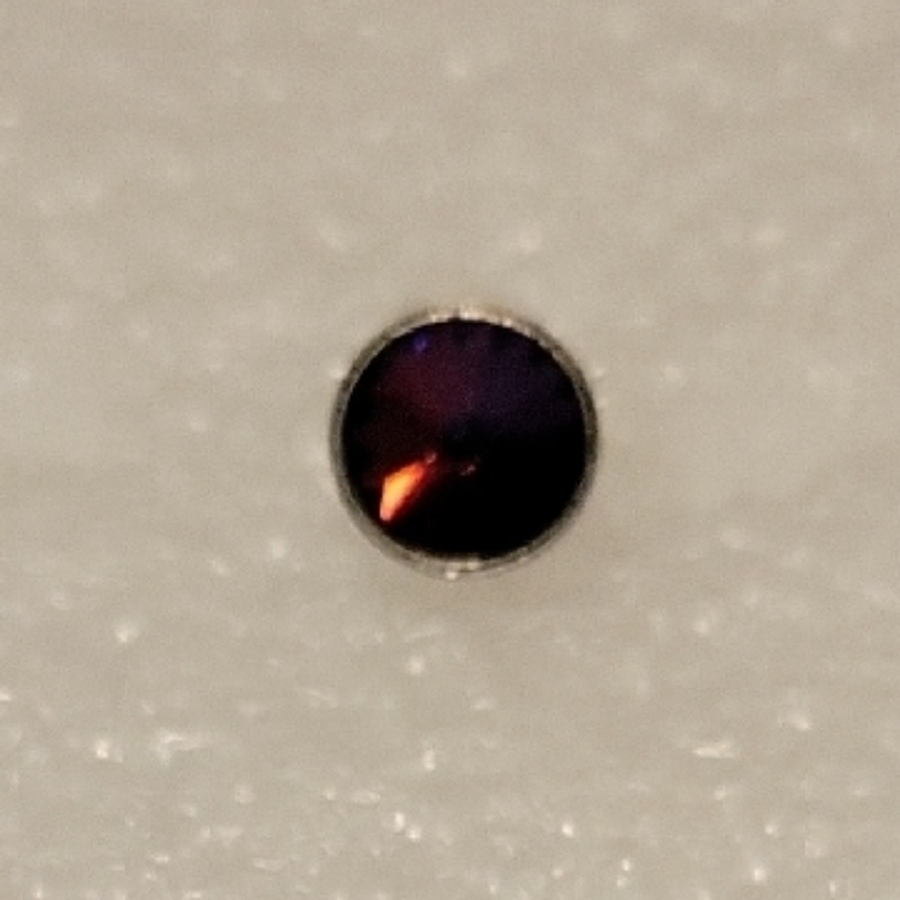 Purple Gemstone Tie Pin/Brooch